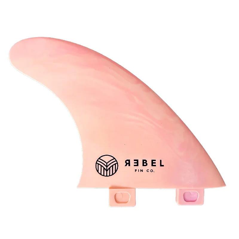 surfboard fins for enhanced drive-MARBLE THRUSTER FINS - FCS 1 - recycelte glasfaserverstärkte Materialien