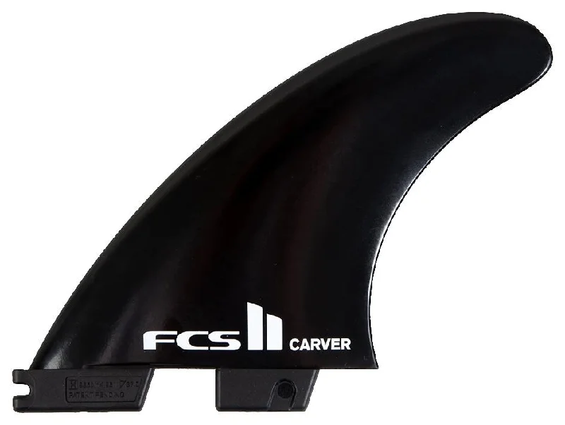 surfboard fins with maximum grip on turns-Carver Glass Flex Thruster - Medium