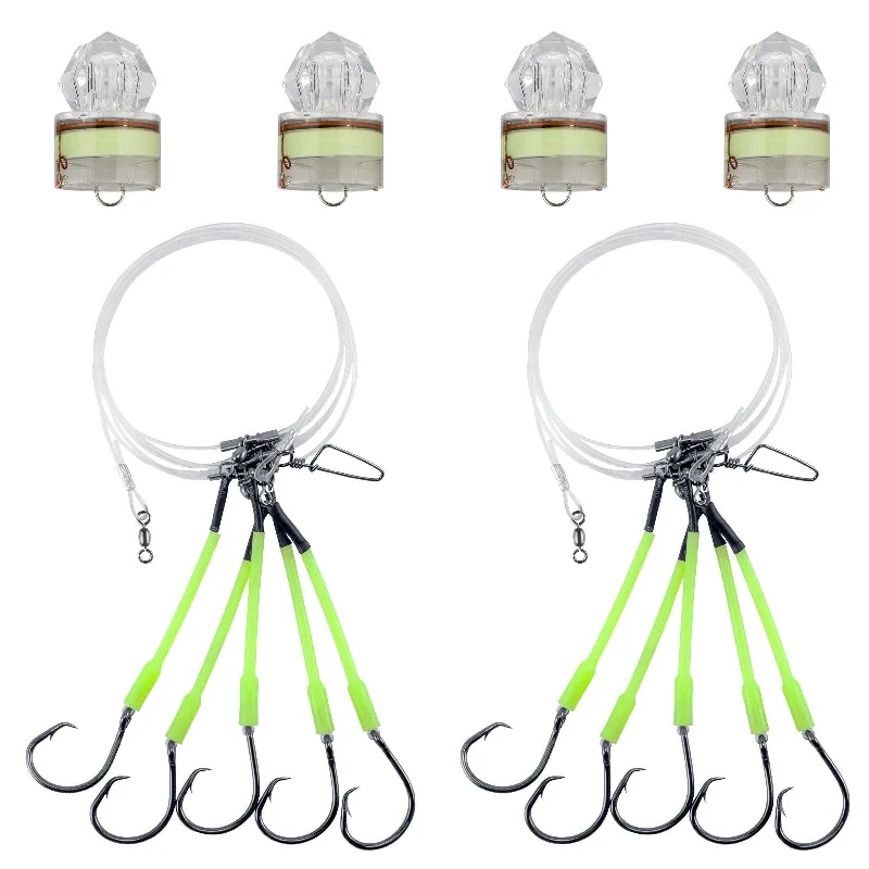 surf clothing for maintaining body temperature-Dr.Fish 2pcs Diamond Deep Drop Snapper Rigs 6/0-9/0