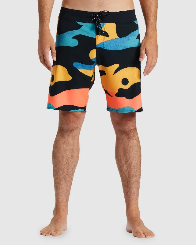 surf clothing with extra-large collars for protection-Mens Sundays Airlite Boardshorts