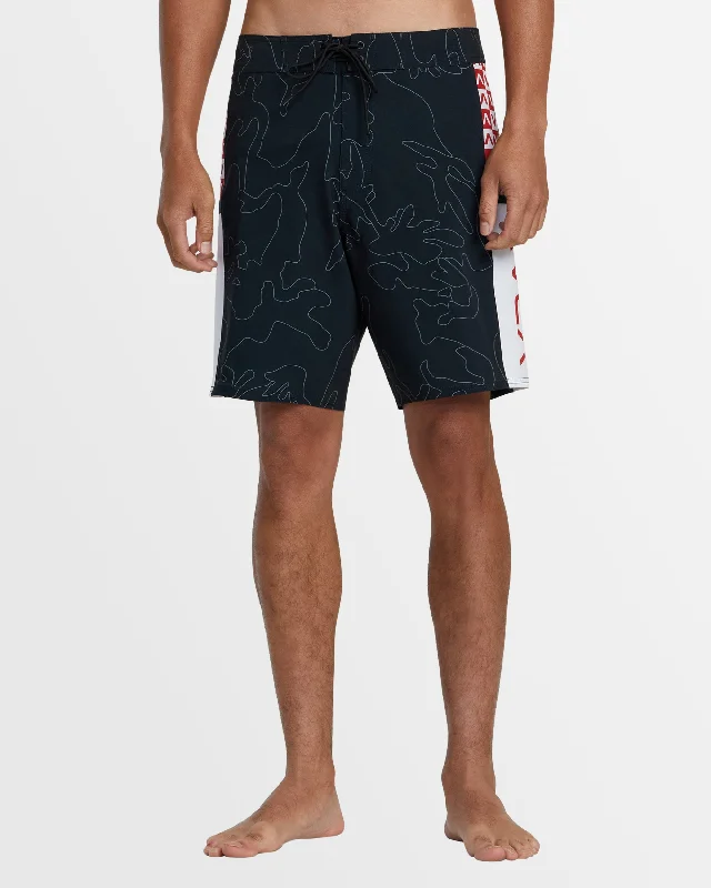 surf clothing for beach parties-Mens Apex 2 18" Boardshorts