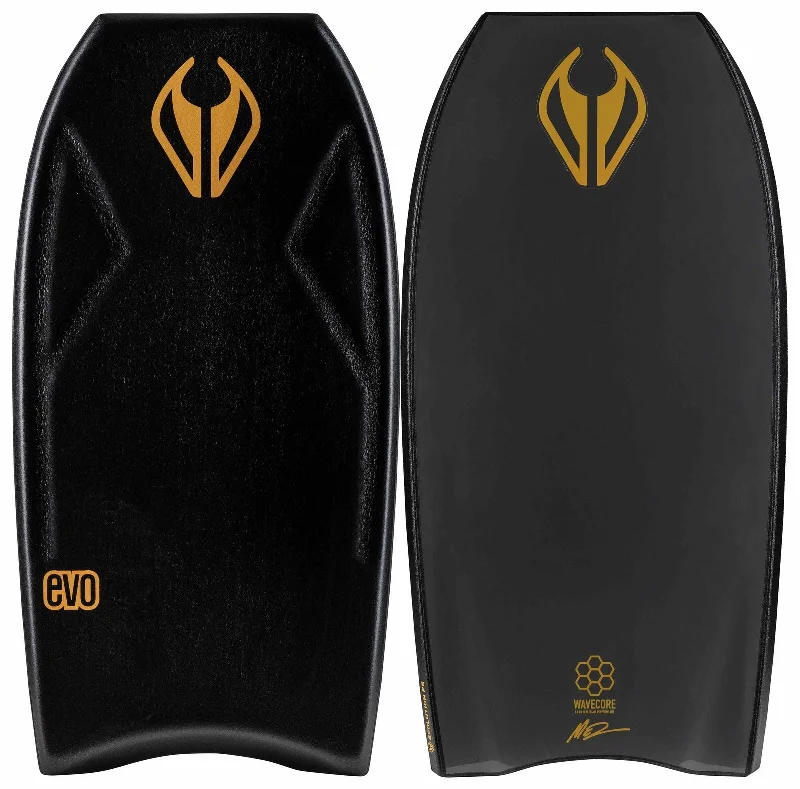 longboard surfboards for fast wave takeoff-NMD Evo PE - Black/Dark Grey 43"