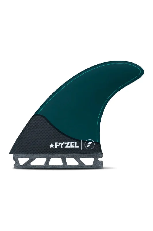 surfboard fins for a more controlled surf experience-Futures Fins Pyzel Large Thruster Fin Set - Pacific Blue