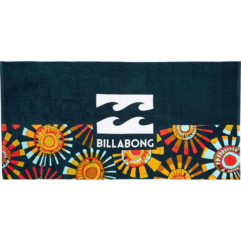 surfboard surfboard pump for air chambers-Billabong Waves Towel - Navy / Orange