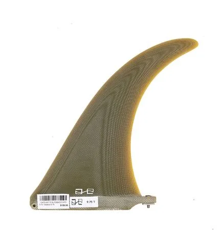 surfboard fins with enhanced hold for aggressive waves-T-Fin Tobacco 9.5