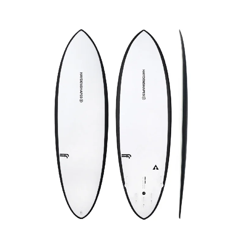 surfboard waterproof accessories for storage-Haydenshapes Hypto Krypto - Future Flex - Clear - FCSll (5 fin setup)