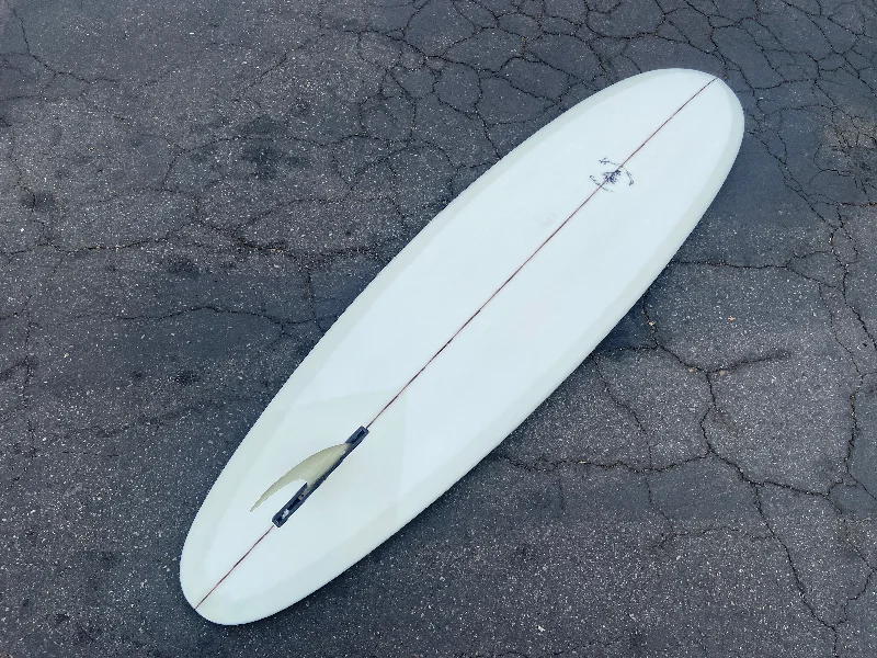 surfboard quick-release fin system for easy swaps-7'3" Andreini Vaquero