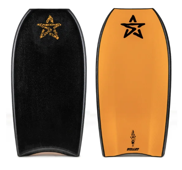 longboard surfboards for noserides-Stealth Bullet Kinetic Black/Orange 42"