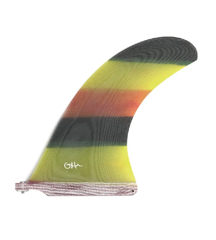 surfboard fins for stability in choppy conditions-Gato Heroi D Fin (Stripe)