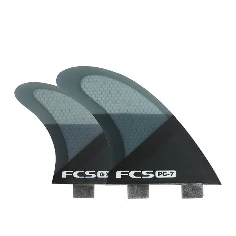 surfboard fins for smooth, controlled rides-FCS PC-7 Tr-Quad Fin Set