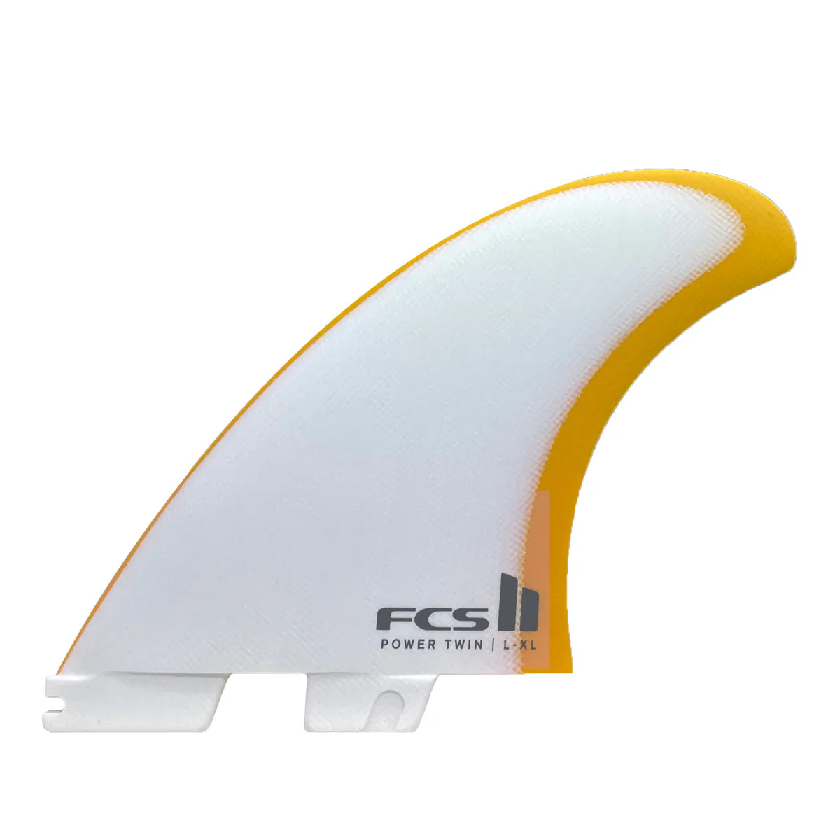 surfboard fins with improved maneuvering-FCS ll Performance Glass Twin - Mango