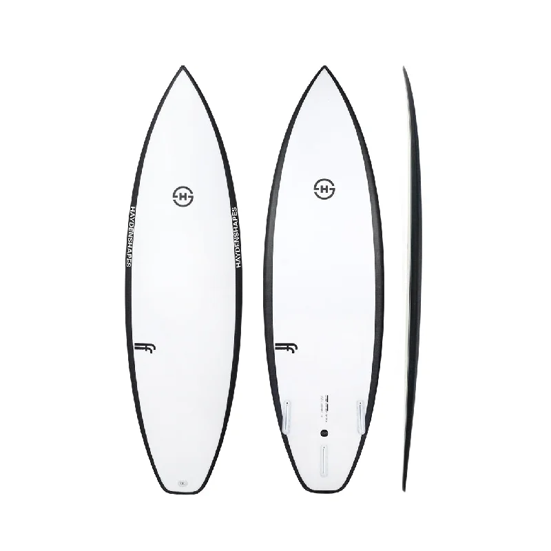 surfboard inflatable fins for travel-Haydenshapes - Cohort l - Future Flex - Clear - Futures (3 fin setup)