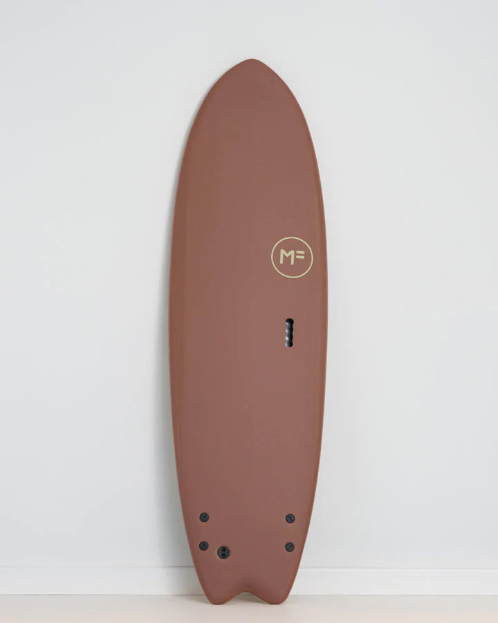 surf clothing for adventure surfers-7’6 - MF Twin Town Super Soft Fish in Cedar Surf Board