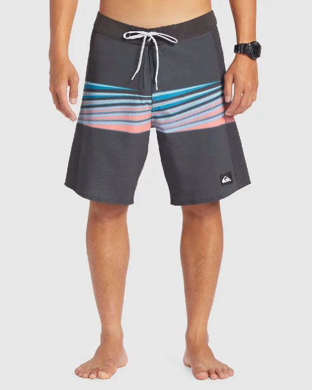 surf clothing with wind-resistant layers-Mens Highlite Arch 19" Boardshorts