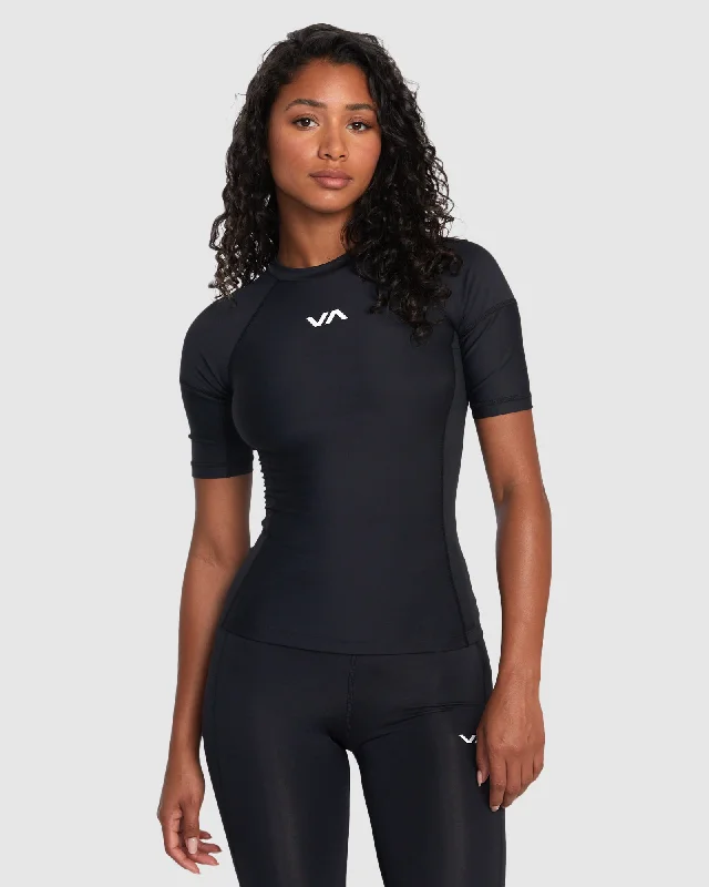 surf clothing for versatile use-Womens Compression Rash Vest