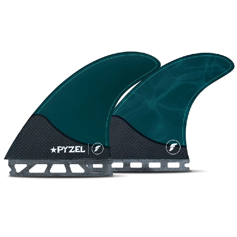 surfboard fins for more precise maneuvers-Futures Fins Pyzel Large 5-Fin Set - Pacific Blue