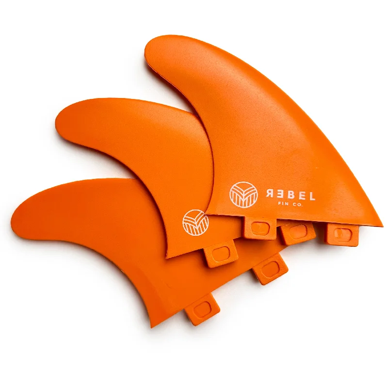 surfboard fins for extra grip in hard turns-THRUSTER FINS - FCS 1 - recycelte unverstärkte Materialien