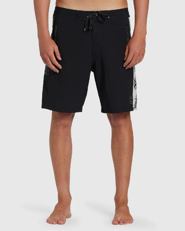 surf clothing for beach hikes-Mens Restore Surftrek Lo Tide Boardshorts