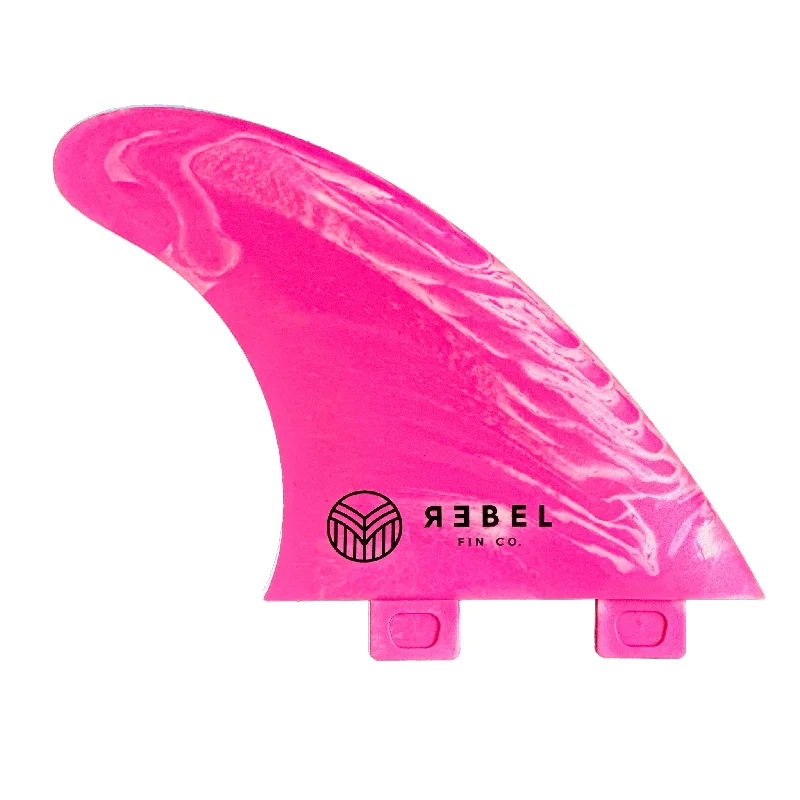 surfboard fins for high-performance surfing-MARBLE THRUSTER FINS - FCS 1 - recycelte glasfaserverstärkte Materialien