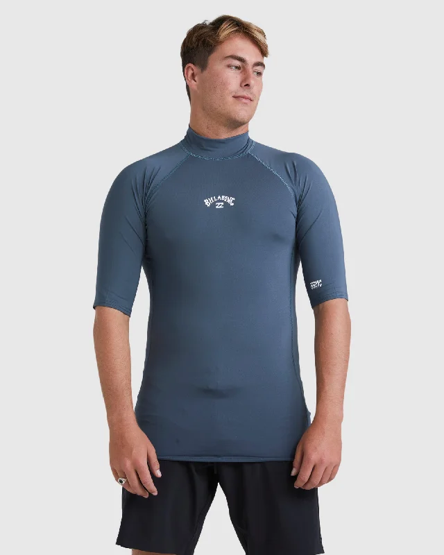 surf clothing with moisture-wicking properties-Mens All Day Arch Rash Vest