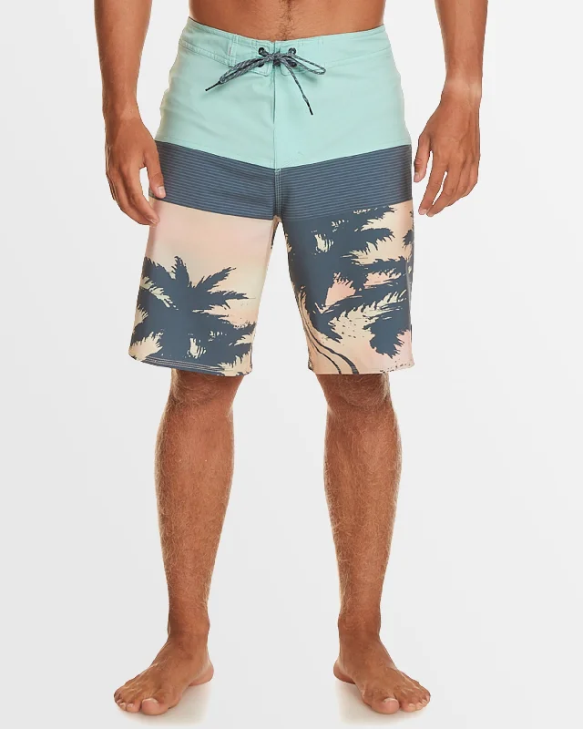 surf clothing with fun, bold prints-Mens Surfsilk Panel 20" Boardshorts