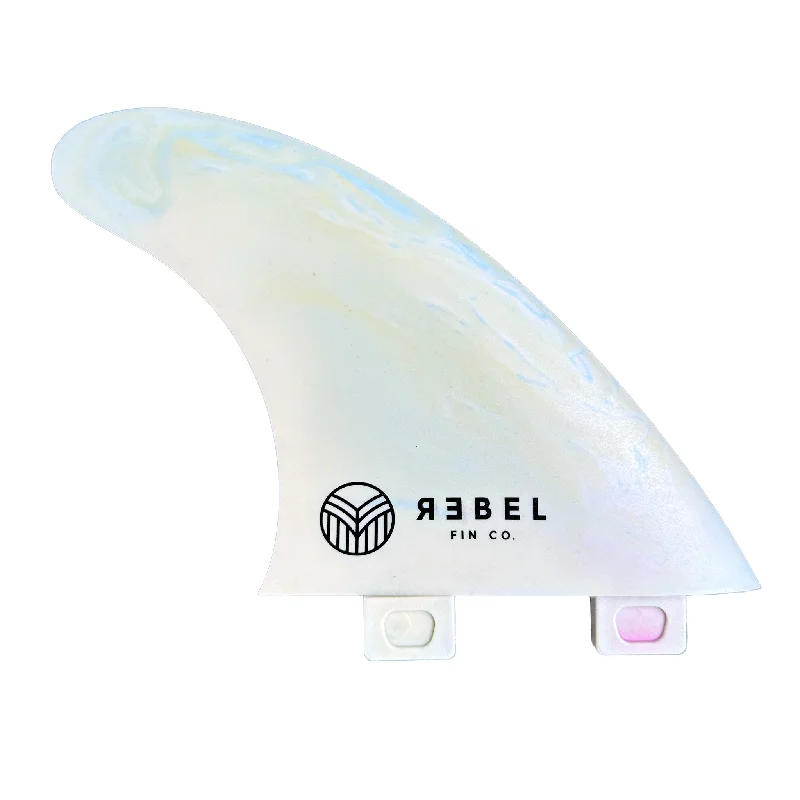 surfboard fins for balanced wave rides-MARBLE THRUSTER FINS - FCS 1 - recycelte glasfaserverstärkte Materialien