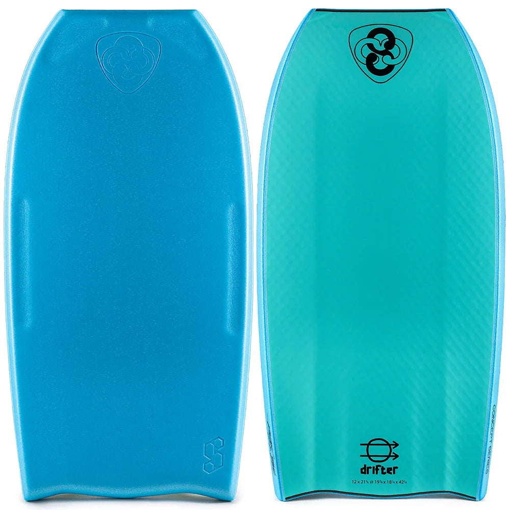 longboard surfboards with vintage detailing for style-Science Concept Drifta 42.8" - Aqua Turquoise