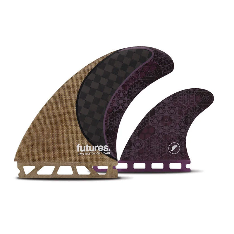 surfboard fins with different materials for performance-Futures Fins Rasta Twin+1 Fin Set