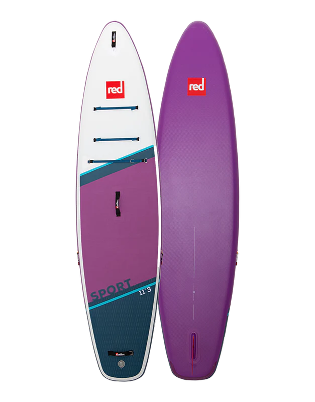 longboard surfboards with high-volume design for better floatation-11'3" Red Sport Purple 2023