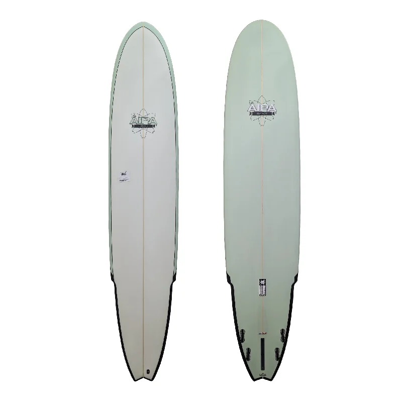 longboard surfboards for relaxed sessions-Aipa Big Brother Sting Fusion HD 9'6 Longboard Surfboard - FCS II